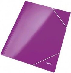 Mape ar gumiju Leitz Wow A4, violeta cena un informācija | Kancelejas preces | 220.lv