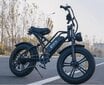 Elektriskais velosipēds Ook-Tek E20 20", melns cena un informācija | Elektrovelosipēdi | 220.lv