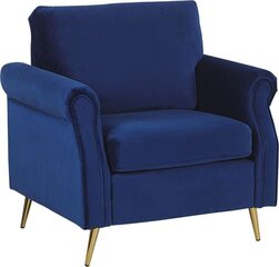 Кресло Beliani Vietas, синее / золотистое цена и информация | Кресла в гостиную | 220.lv