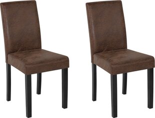 Комплект из 2-х стульев Beliani Broadway, коричневые цена и информация | Стулья для кухни и столовой | 220.lv