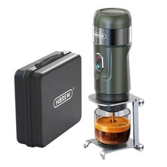 Portable Coffee Machine with case HiBREW H4B_GN цена и информация | Кофемашины | 220.lv