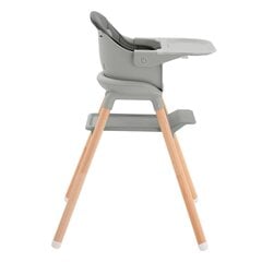 Barošanas krēsls KikkaBoo 2in1 Woody, Pink 2024 cena un informācija | Barošanas krēsli | 220.lv