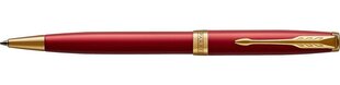 Pildspalva Sonnet Black Lacquer Parker, 1931476, sarkana cena un informācija | Rakstāmpiederumi | 220.lv