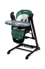 Daudzfunkcionāls barošanas krēsls Caretero Indigo, black/green cena un informācija | Barošanas krēsli | 220.lv