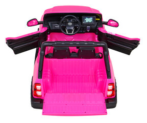 Elektromobilis bērniem Toyota Hilux, rozā krāsā cena un informācija | Bērnu elektroauto | 220.lv