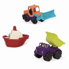 Mini auto komplekts B. Toys, 3 gab. cena un informācija | Rotaļlietas zīdaiņiem | 220.lv
