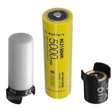 Nitecore 21700 viedā akumulatoru baterijas cena un informācija | Baterijas | 220.lv