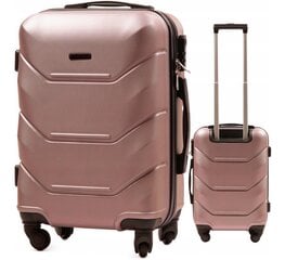 Vidējs koferis Unlimited 4201, M, rozā cena un informācija | Koferi, ceļojumu somas | 220.lv