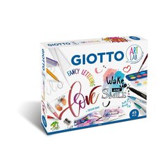 Zīmēšanas komplekts Giotto Art Lab Fancy Lettering cena un informācija | Modelēšanas un zīmēšanas piederumi | 220.lv