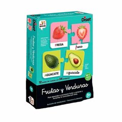 Izglītojoša spēle Diset Yo Aprendo Frutas & Verduras, ES цена и информация | Развивающие игрушки | 220.lv