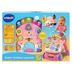 Daudzfunkcionāls stūmējs Vtech Super Trotteur Parlant 2in1 цена и информация | Игрушки для малышей | 220.lv