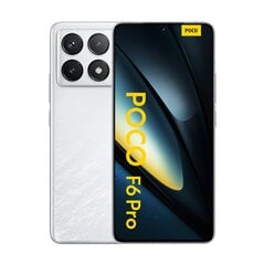 POCO F6 Pro 5G 16GB/1TB White цена и информация | Мобильные телефоны | 220.lv