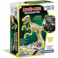 Динозавр Clementoni Archéo Ludic Vélociraptor цена и информация | Развивающие игрушки | 220.lv