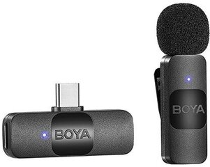 Беспроводной микрофон Boya BY-V10 USB-C цена и информация | Микрофоны | 220.lv
