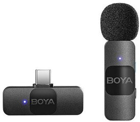 Беспроводной микрофон Boya BY-V10 USB-C цена и информация | Микрофоны | 220.lv