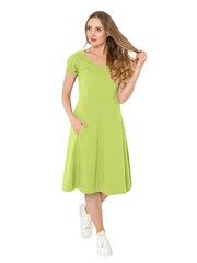 Sieviešu kleita Lega SK174, zaļa cena un informācija | Kleitas | 220.lv