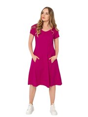 Sieviešu kleita Lega SK174, rozā cena un informācija | Kleitas | 220.lv