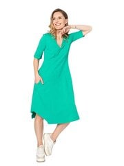 Женское платье из натуральных волокон Lega SK175, зелёный цена и информация | Платья | 220.lv
