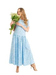 Sieviešu kleita Lega SK177, gaiši zila cena un informācija | Kleitas | 220.lv