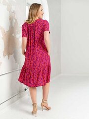 Женское платье из натуральных волокон Lega SK178, розовый цена и информация | Платья | 220.lv