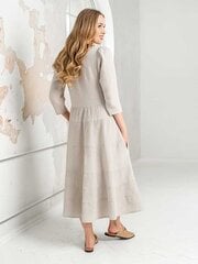 Женское платье из натуральных волокон Lega SK207, серый цена и информация | Платья | 220.lv