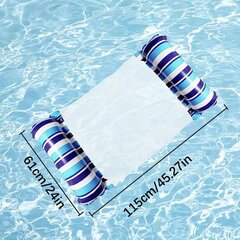 Универсальный надувной водный гамак,Electronics LV-1083, голубой, 1 шт. цена и информация | Надувные и пляжные товары | 220.lv
