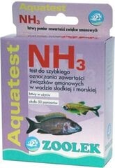 Ammoniaka tests akvārijam Zoolek Aquatest NH3 cena un informācija | Dārza baseini un to kopšanas līdzekļi | 220.lv