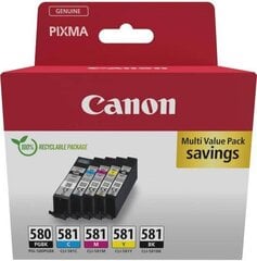 Canon PGI-580/CLI-581 Multipack cena un informācija | Printeri un daudzfunkcionālās ierīces | 220.lv