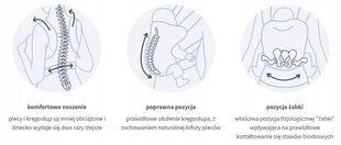 Zīdaiņu pārvadātājs Zaffiro, Beige Leaves cena un informācija | Slingi, ķengursomas | 220.lv