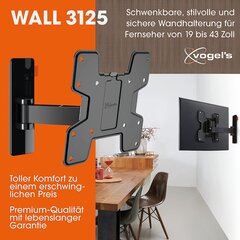 Vogel's Wall 3125 19–43" cena un informācija | TV kronšteini | 220.lv
