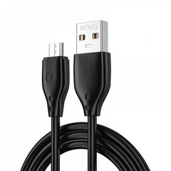 Wiwu USB-A/MicroUSB, 1 m cena un informācija | Kabeļi un vadi | 220.lv