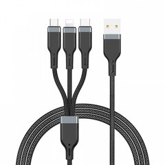WiWU USB-A/USB-C, 1.2 m cena un informācija | Kabeļi un vadi | 220.lv