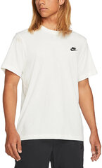 Nike t-krekls vīriešiem AR4997, balts cena un informācija | Vīriešu T-krekli | 220.lv