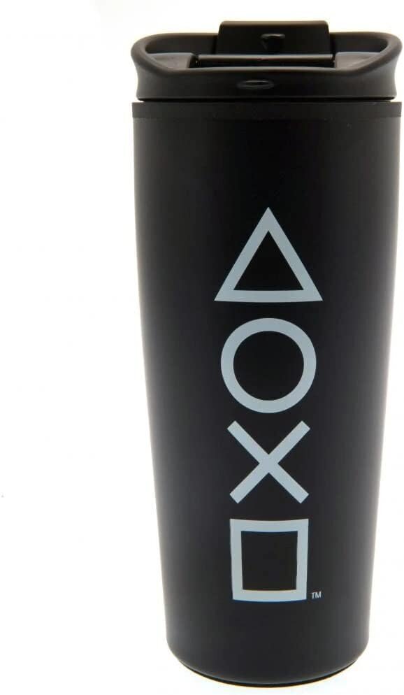 PlayStation Onyx Metal Travel Mug cena un informācija | Datorspēļu suvenīri | 220.lv