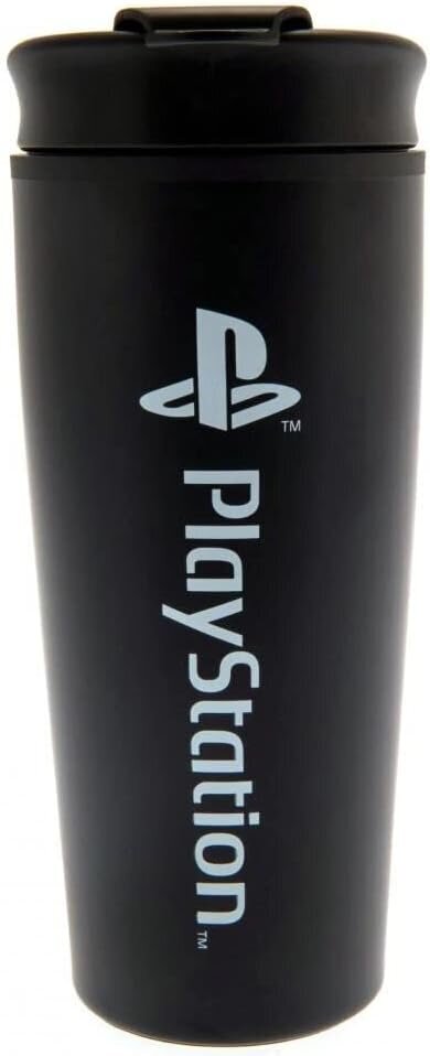 PlayStation Onyx Metal Travel Mug cena un informācija | Datorspēļu suvenīri | 220.lv