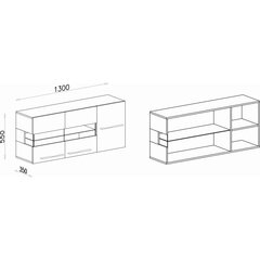 Piekaramais skapītis MN10 цена и информация | Полки | 220.lv