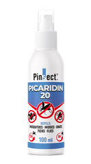 Pinsect Picaridin 20 līdzeklis pret insektiem, 100ml цена и информация | Защита от комаров, клещей | 220.lv