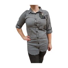 Krekls sievietēm, balts/melns цена и информация | Женские блузки, рубашки | 220.lv