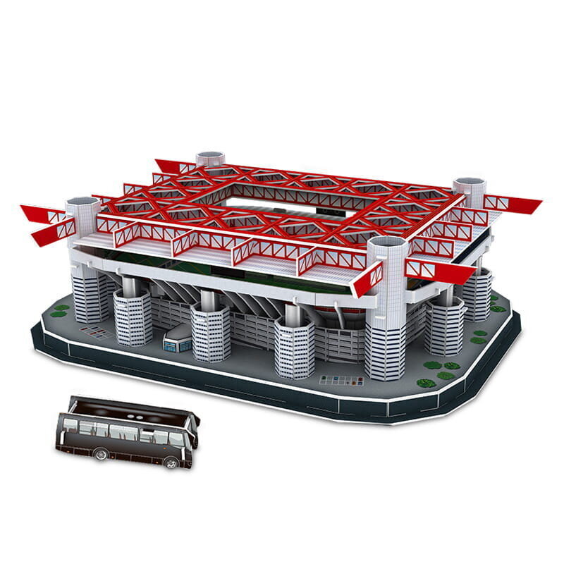 3D puzle San Siro futbola stadions, AC Milan/Inter Milan FC, 154 d. cena un informācija | Konstruktori | 220.lv