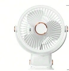 Мини-вентилятор на зажиме, Galaxy Lighting, белый, 1шт цена и информация | Вентиляторы | 220.lv