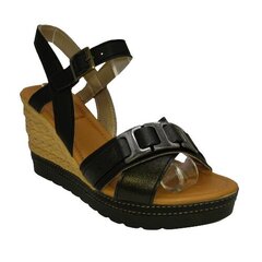 Sandales sievietēm Inblu 424050030, melnas cena un informācija | Sieviešu sandales | 220.lv