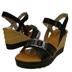 Sandales sievietēm Inblu 424050030, melnas cena un informācija | Sieviešu sandales | 220.lv