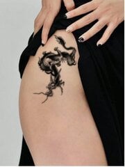 Временная татуировка с китайским драконом, Electronics LV-300069, черная, 1шт цена и информация | Кисти для макияжа, спонжи | 220.lv