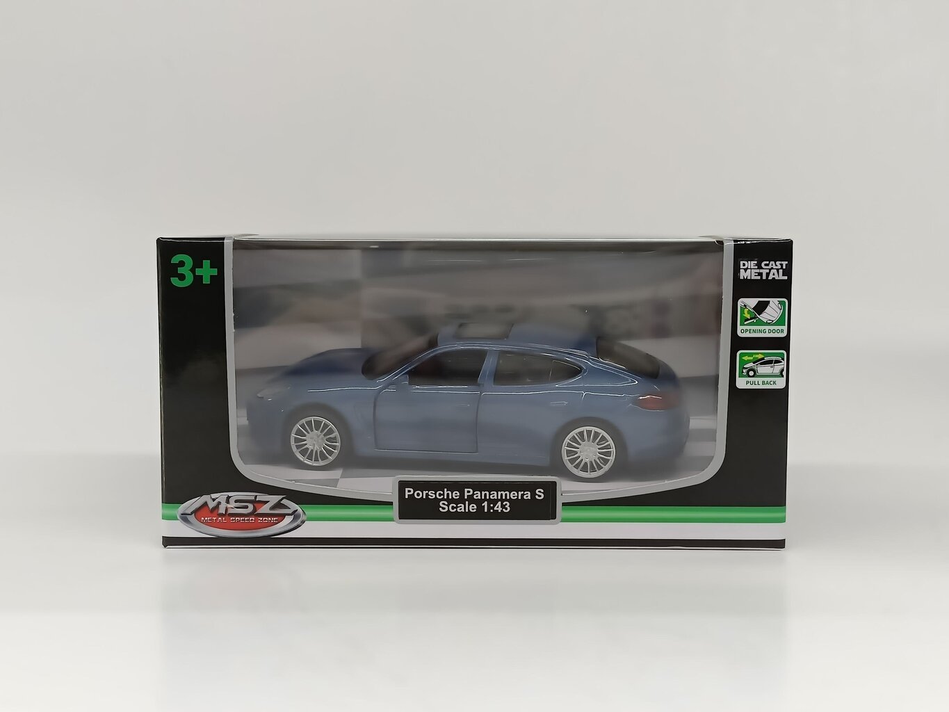 Miniatūrais modelis MSZ 1:43 Porsche Panamera S, zils цена и информация | Rotaļlietas zēniem | 220.lv