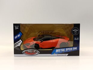 Miniatūrais modelis MSZ 1:24, Mclaren 765 LT,oranžs cena un informācija | Rotaļlietas zēniem | 220.lv