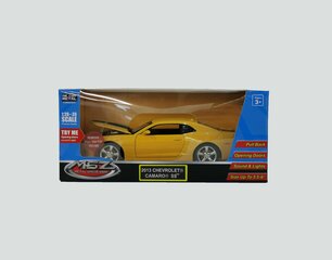 Miniatūrais modelis MSZ 2013 Chevrolet Camaro SS, 1:32, dzeltens цена и информация | Игрушки для мальчиков | 220.lv