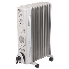 Comfort eļlas radiators ar ventilatoru. 2000W C309-9V цена и информация | Обогреватели | 220.lv