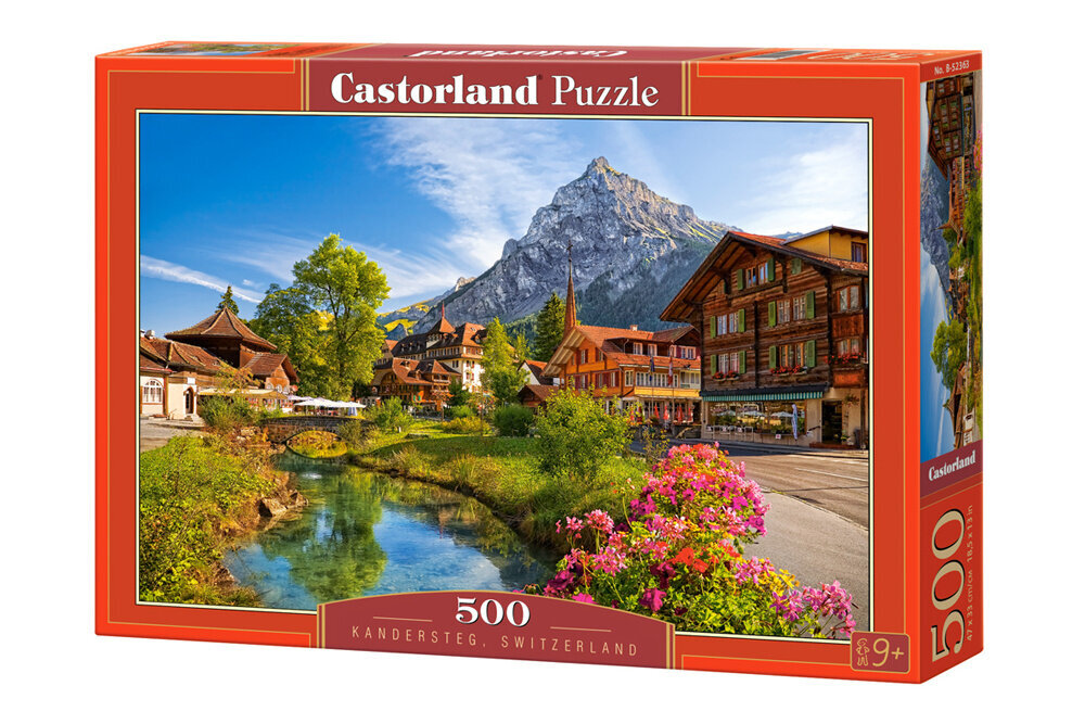 Puzle Kanderstega, Šveice, 500 d. cena un informācija | Puzles, 3D puzles | 220.lv