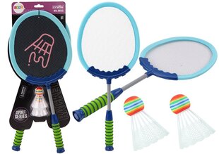 Badmintona rakešu komplekts, zils cena un informācija | Ūdens, smilšu un pludmales rotaļlietas | 220.lv