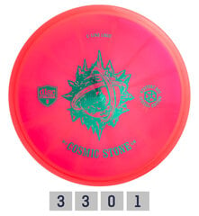 Disku golfa disks Putter COSMIC STONE C-Line sarkans cena un informācija | Disku golfs | 220.lv